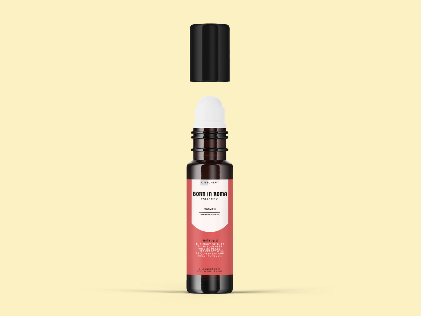 Born In Roma (Valentino) Body Oil | Scented Fragrance & Perfume Oils Wholesale - 1/3 oz - 5 Pack
