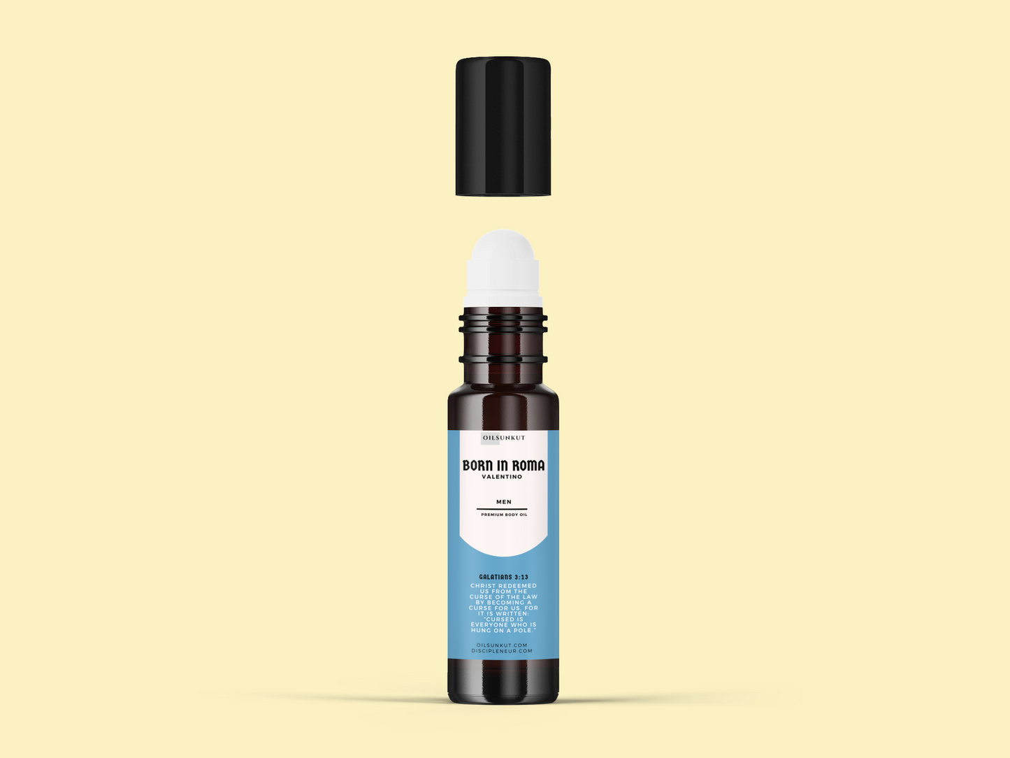 Born In Roma (Valentino) Body Oil | Scented Fragrance & Perfume Oils Wholesale - 1/3 oz - 5 Pack