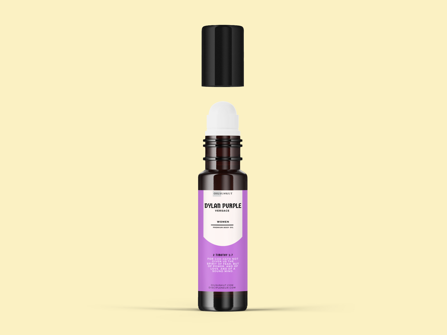 Dylan Purple (Versace) Body Oil | Scented Fragrance & Perfume Oils Wholesale - 1/3 oz - 5 Pack