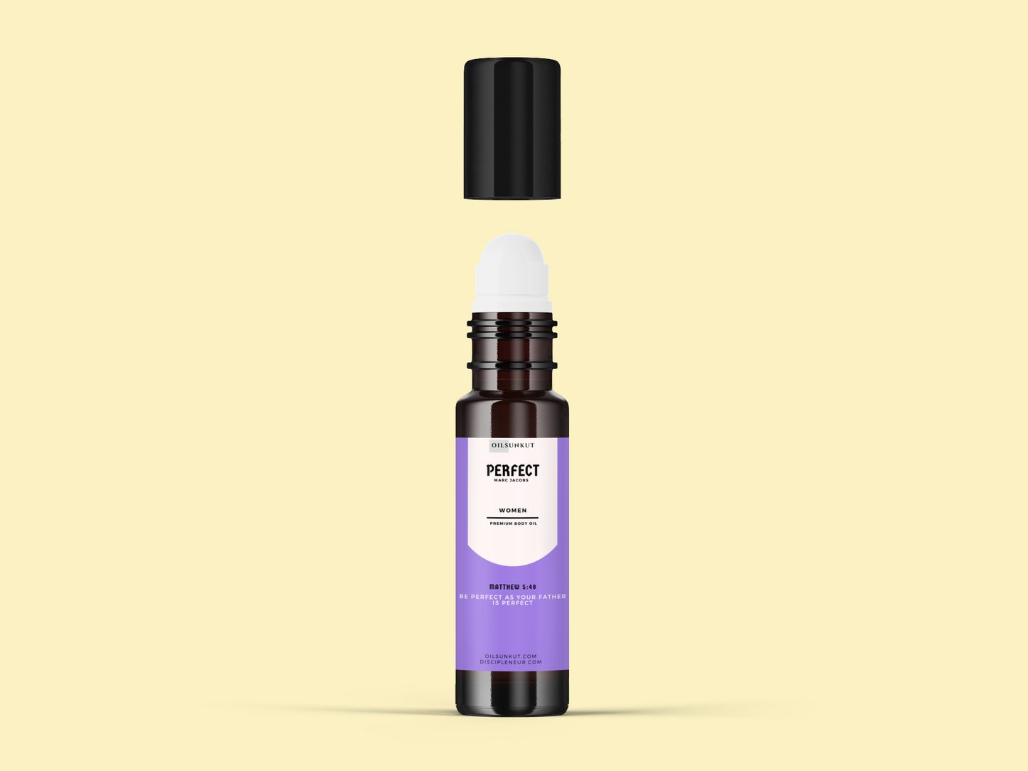 Perfect (Marc Jacobs) Body Oil | Scented Fragrance & Perfume Oils Wholesale - 1/3 oz - 5 Pack
