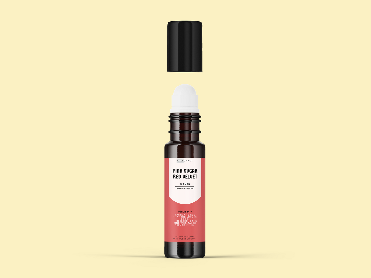 Pink Sugar Red Velvet Body Oil | Scented Fragrance & Perfume Oils Wholesale - 1/3 oz - 5 Pack