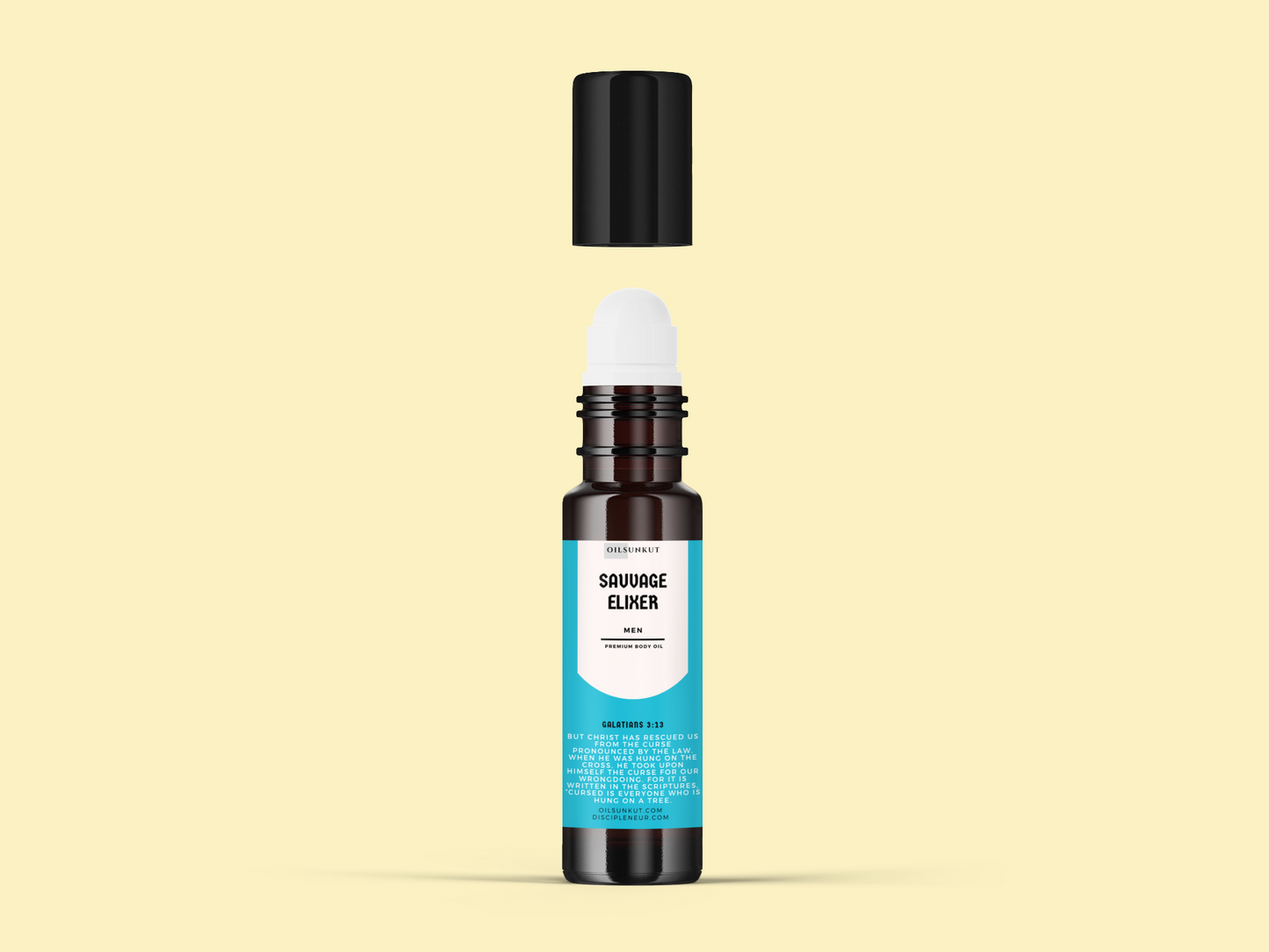 Savage Elixer Body Oil | Scented Fragrance & Perfume Oils Wholesale - 1/3 oz - 5 Pack
